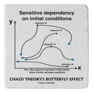 Chaos Theory's Butterfly Effect Sensitive Trivet