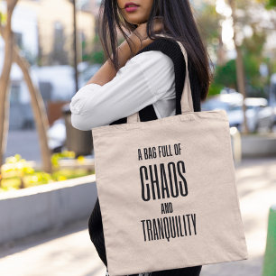 Chaos & Tranquillity Personal Quirky Tote Bag