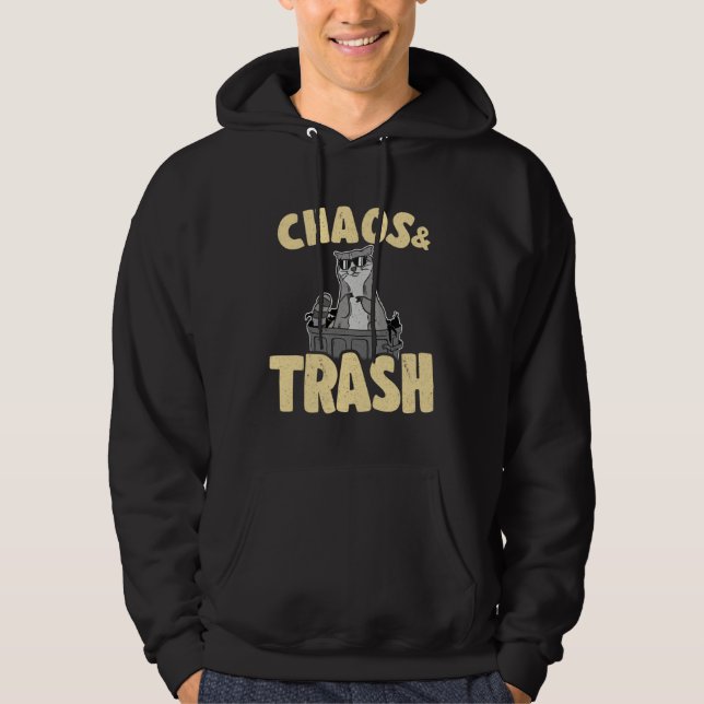 Chaos & Trash Garbage Panda Raccoon 5 Hoodie (Front)