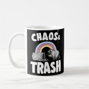 Chaos & Trash Garbage Panda Rainbow Racoon  3  Coffee Mug