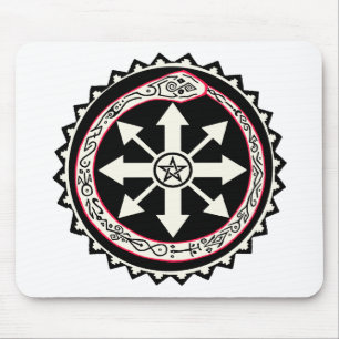 Chaos with Ouroburos Snake Mouse Mat