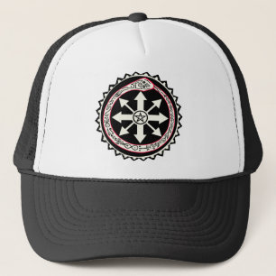 Chaos with Ouroburos Snake Trucker Hat