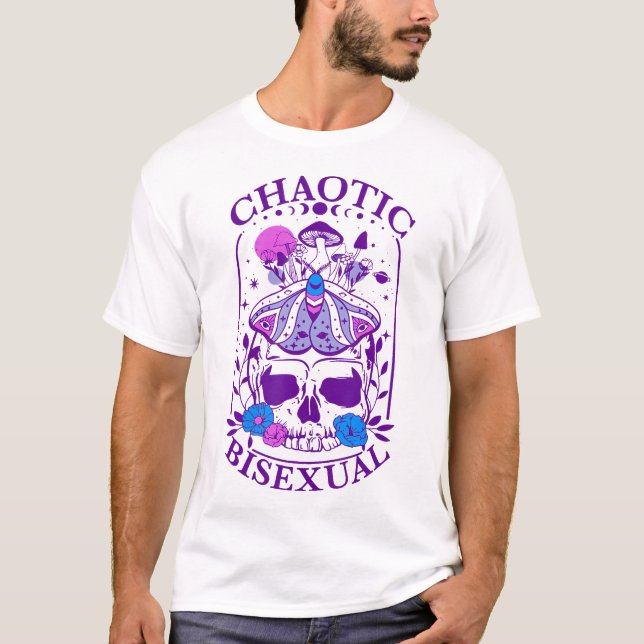 Chaotic Bisexual Bi Bisexual Pride  T-Shirt (Front)