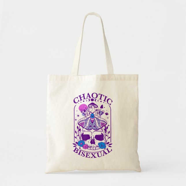 Chaotic Bisexual Bi Bisexual Pride  Tote Bag (Front)