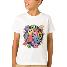 Chaotic Cartoonish Galaxy with Whimsical Stars