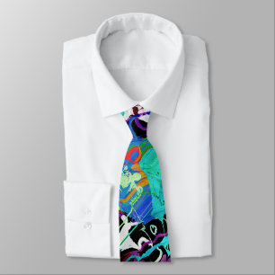 Chaotic Colours of Paint 2 Tie