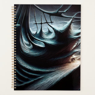 Chaotic Dark Seas Swept By The Storm Winds Planner