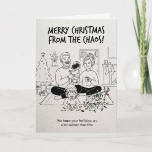 Chaotic Family Christmas From The Chaos Card