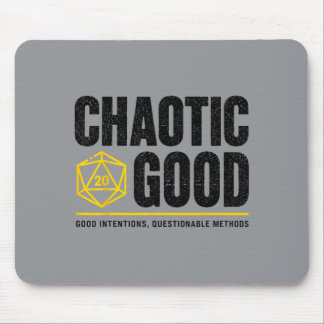 Chaotic Good Good Intentions Questionable Ods Mouse Mat
