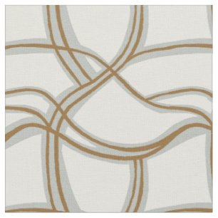 Chaotic lines thin coastal mediterranean sage blue fabric