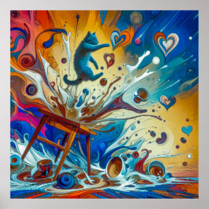 Chaotic Love Spill Poster