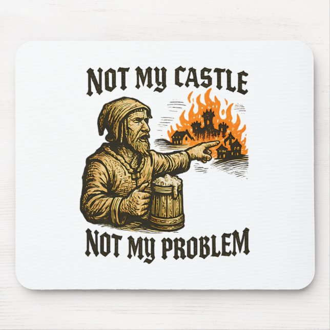 Chaotic Neutral Alignment Funny Roleplaying Charac Mouse Mat (Front)