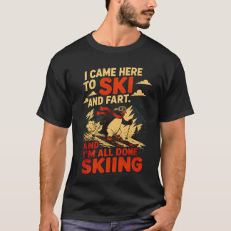 Chaotic Penguin Winter Sports Graphic Shirt