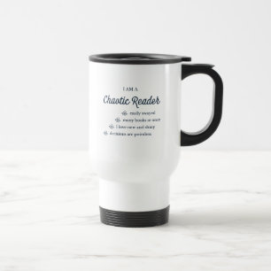 Chaotic Reader Travel Mug