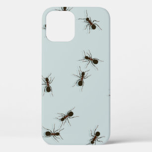 Chaotic Red Ants Stylish Pattern iPhone 12 Case