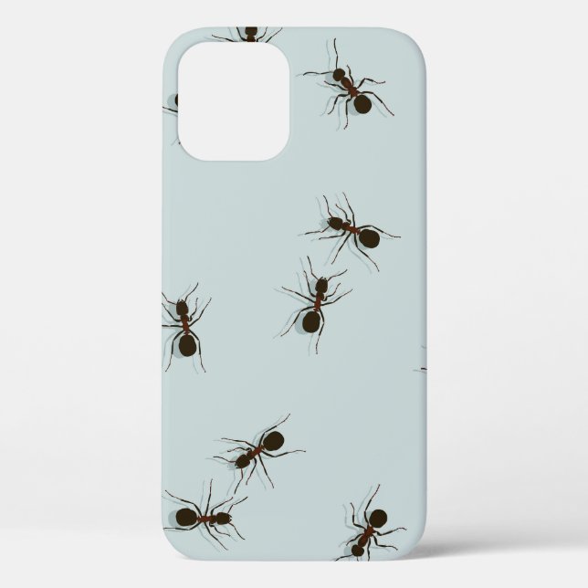 Chaotic Red Ants Stylish Pattern Case-Mate iPhone Case (Back)