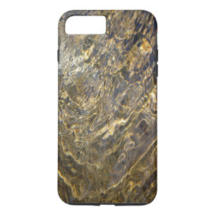 Chaotic Rippling Gold Water Abstract iPhone 8 Plus/7 Plus Case
