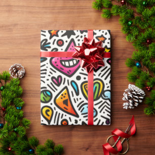 Chaotic wrapping paper