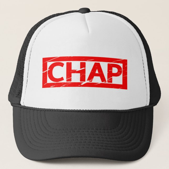 Chap Stamp Trucker Hat (Front)