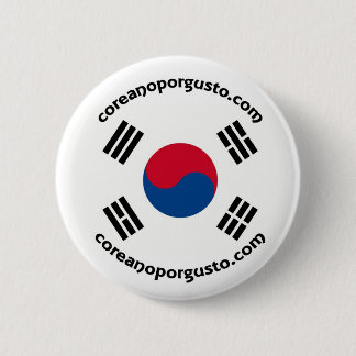 Chapa de Coreano por gusto 6 Cm Round Badge