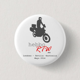 Chapa de HebboRTW 3 Cm Round Badge