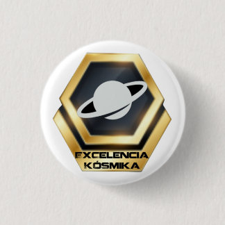 Chapa Excelencia Kósmika 3 Cm Round Badge