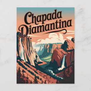 Chapada Diamantina Brazil Vintage Postcard