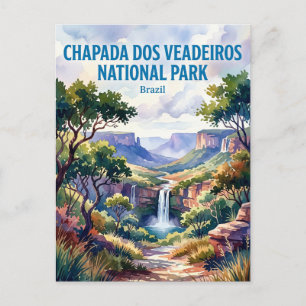 Chapada dos Veadeiros National Park Brazil Postcard