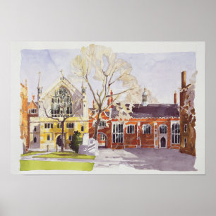 Chapel and Hall Lincoln's Inn Poster