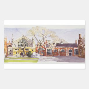 Chapel and Hall Lincoln's Inn Rectangular Sticker