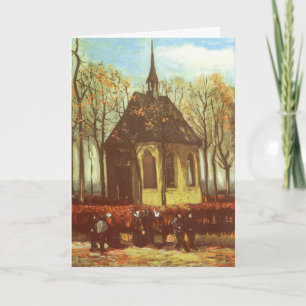 Chapel at Nuenen by Vincent van Gogh, Christmas Holiday Card