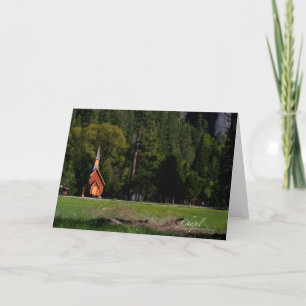 Chapel at Yosemite Card