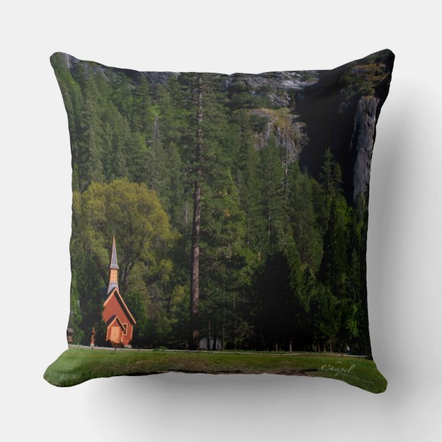 Chapel at Yosemite Cushion (Front)