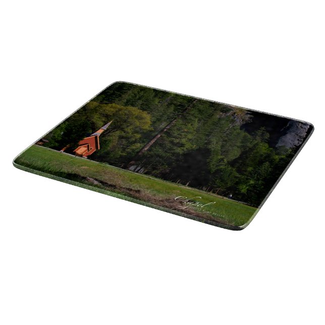 Chapel at Yosemite Cutting Board (Corner)