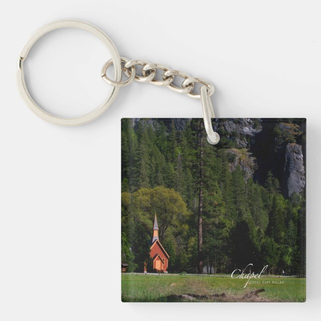 Chapel at Yosemite Key Ring (Front)