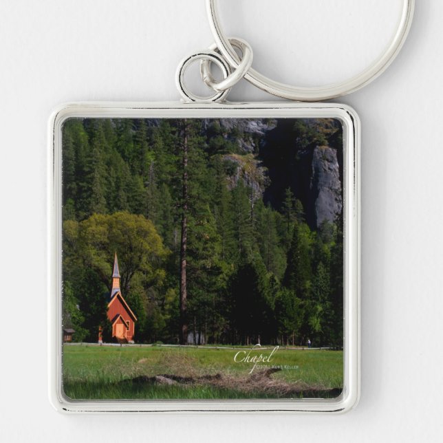 Chapel at Yosemite Key Ring (Front)