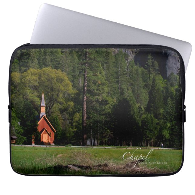 Chapel at Yosemite Laptop Sleeve (Front)
