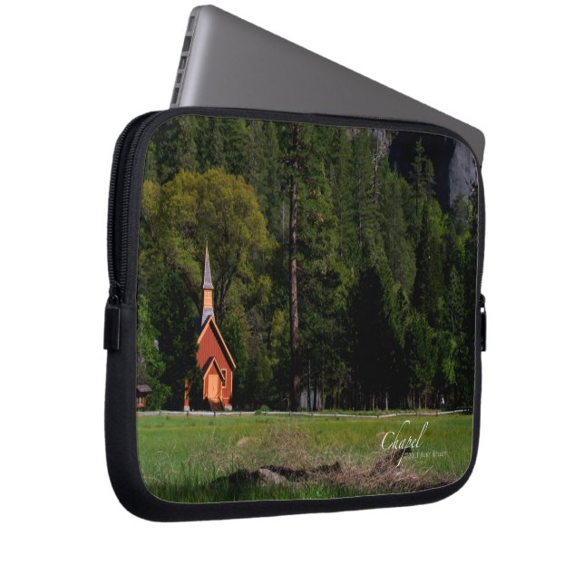 Chapel at Yosemite Laptop Sleeve (Front Right)