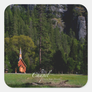 Chapel at Yosemite Square Sticker