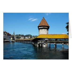 Chapel Bridge, Lucerne, Switzerland card