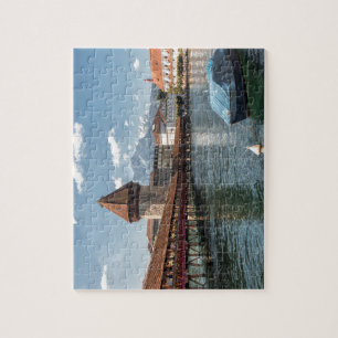 Chapel Bridge Lucerne,switzerland Jigsaw Puzzle