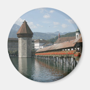 Chapel Bridge, Lucerne, Switzerland Magnet