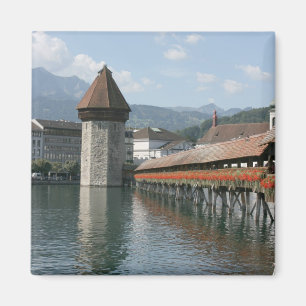 Chapel Bridge, Lucerne, Switzerland Magnet