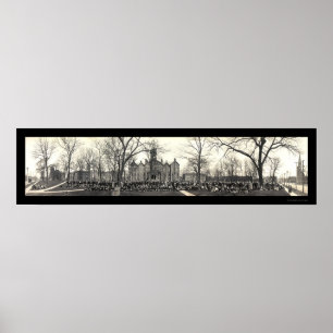 Chapel Drake University Photo 1911 Poster