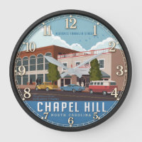 Chapel Hill North Carolina Historic Travel Poster