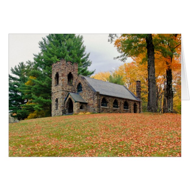 Chapel in fall (Front Horizontal)