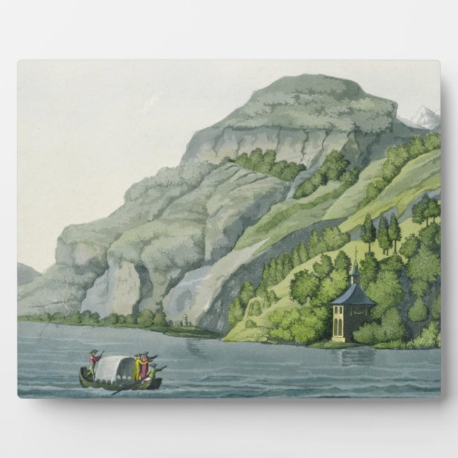 Chapel of William Tell, from 'Customs of the Vario Plaque (Front)