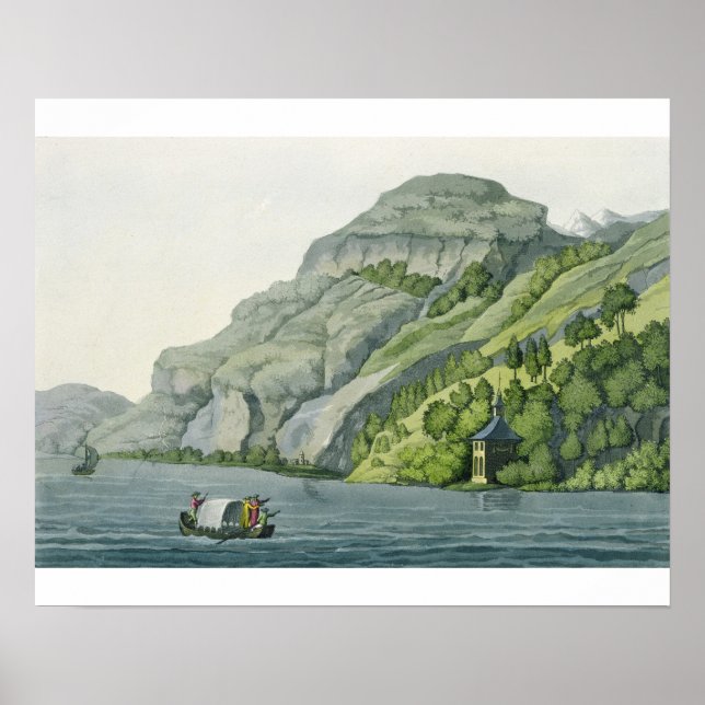 Chapel of William Tell, from 'Customs of the Vario Poster (Front)