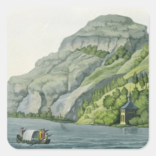 Chapel of William Tell, from 'Customs of the Vario Square Sticker (Front)