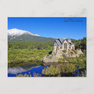 Chapel on a Rock, St Malo Colorado Holiday Postcard